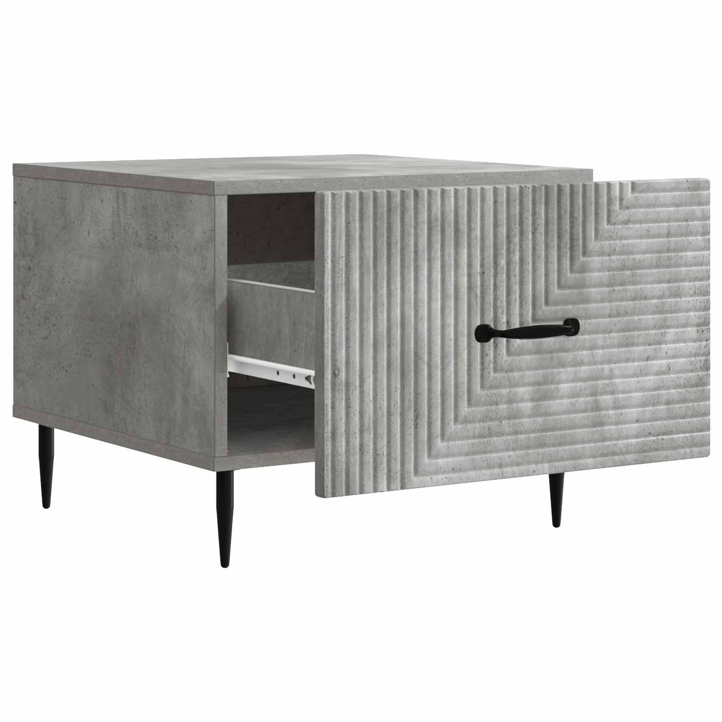 vidaXL Coffee Table Concrete Grey 49 x 50 x 40 cm Engineered Wood