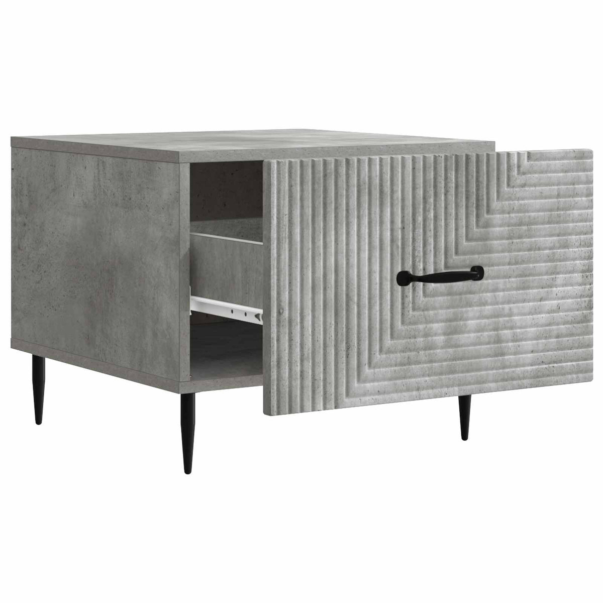 vidaXL Coffee Table Concrete Grey 49 x 50 x 40 cm Engineered Wood