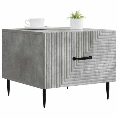vidaXL Coffee Table Concrete Grey 49 x 50 x 40 cm Engineered Wood