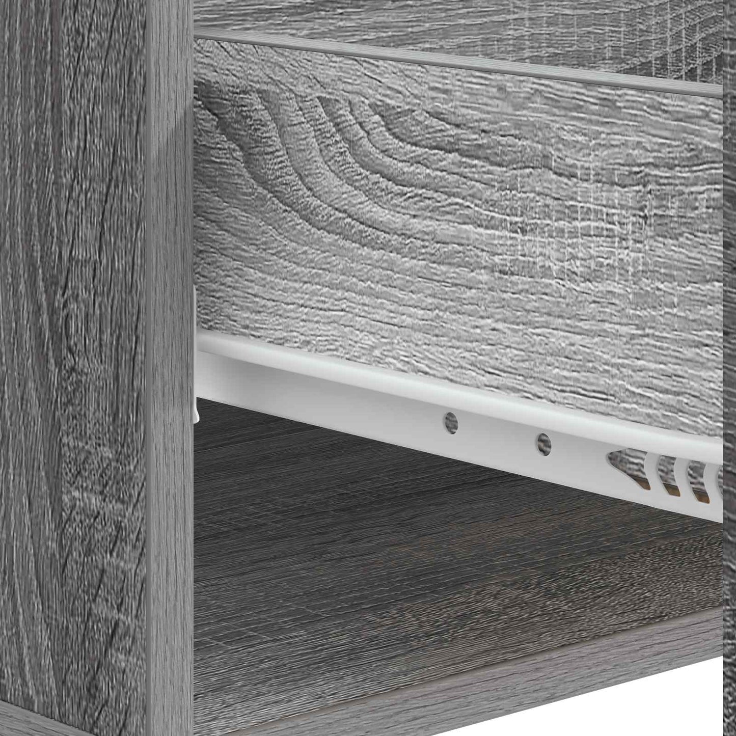 vidaXL Coffee Table Grey Sonoma 49 x 50 x 40 cm Engineered Wood
