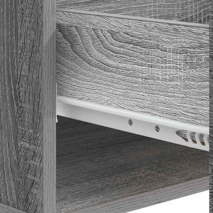 vidaXL Coffee Table Grey Sonoma 49 x 50 x 40 cm Engineered Wood