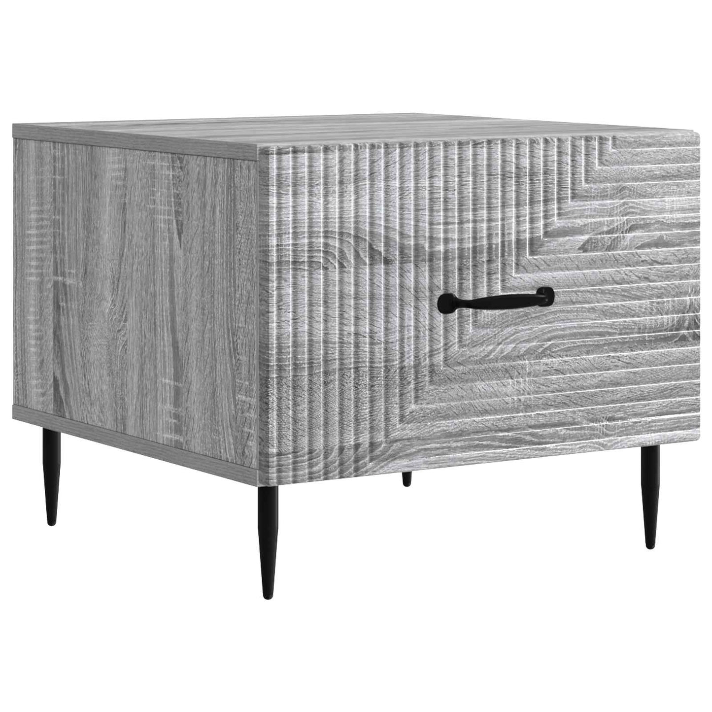 vidaXL Coffee Table Grey Sonoma 49 x 50 x 40 cm Engineered Wood