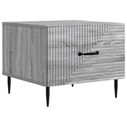 vidaXL Coffee Table Grey Sonoma 49 x 50 x 40 cm Engineered Wood