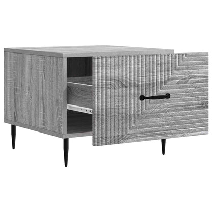 vidaXL Coffee Table Grey Sonoma 49 x 50 x 40 cm Engineered Wood
