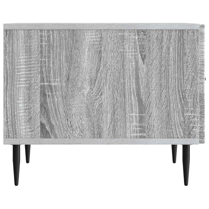vidaXL Coffee Table Grey Sonoma 49 x 50 x 40 cm Engineered Wood