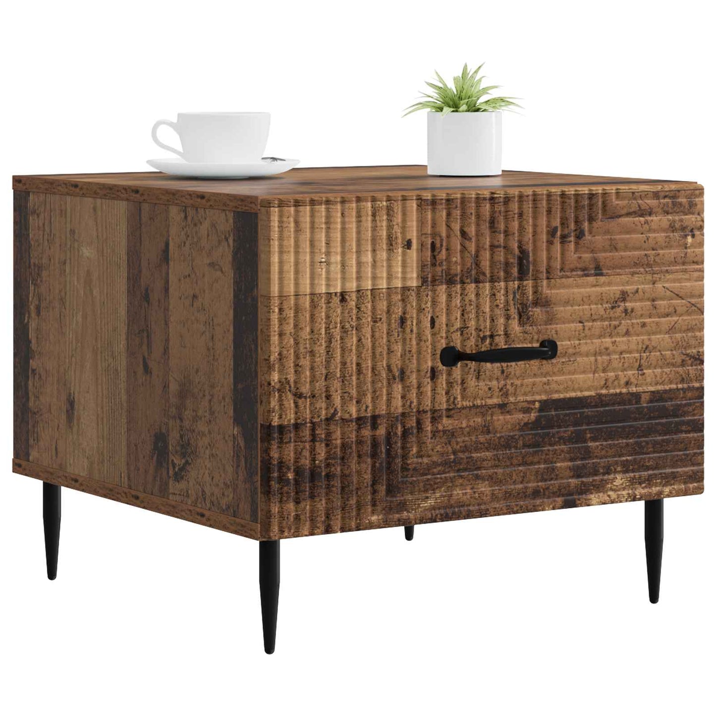 vidaXL Coffee Table Old Wood 49 x 50 x 40 cm Engineered Wood