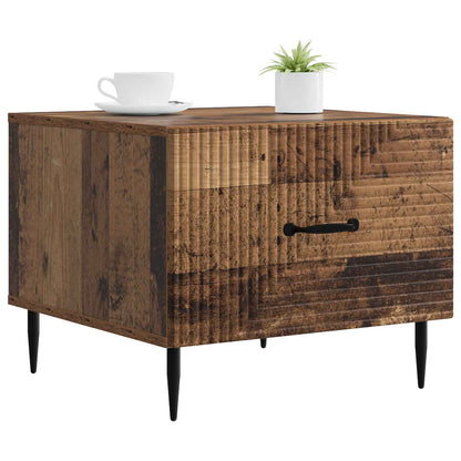 vidaXL Coffee Table Old Wood 49 x 50 x 40 cm Engineered Wood