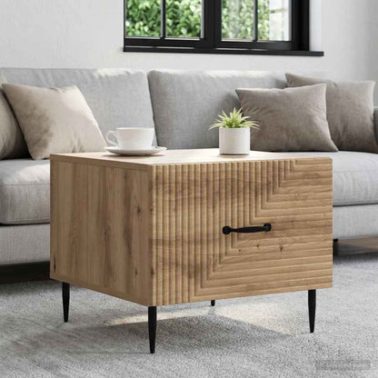 vidaXL Coffee Table Artisan Oak 49 x 50 x 40 cm Engineered Wood