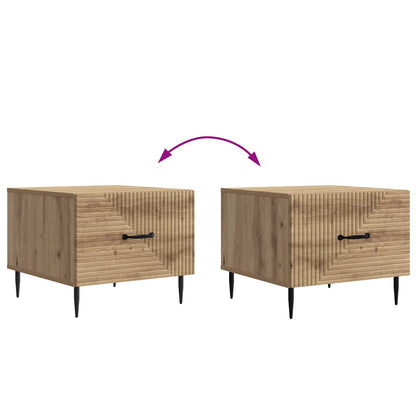 vidaXL Coffee Table Artisan Oak 49 x 50 x 40 cm Engineered Wood