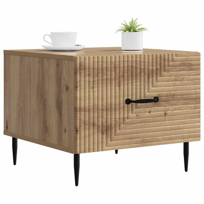 vidaXL Coffee Table Artisan Oak 49 x 50 x 40 cm Engineered Wood