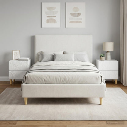 vidaXL Bedside Table 2 pcs White 43 x 34.5 x 48 cm Engineered Wood