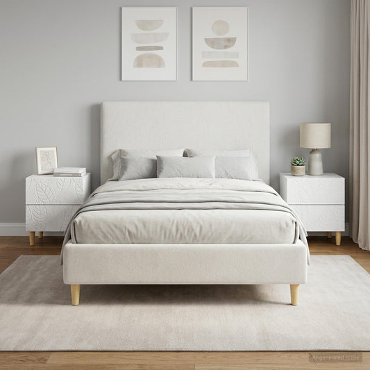 vidaXL Bedside Table 2 pcs White 43 x 34.5 x 48 cm Engineered Wood