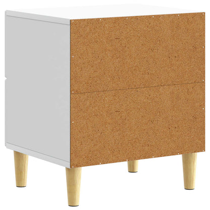 vidaXL Bedside Table 2 pcs White 43 x 34.5 x 48 cm Engineered Wood