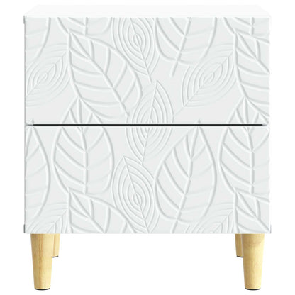 vidaXL Bedside Table 2 pcs White 43 x 34.5 x 48 cm Engineered Wood