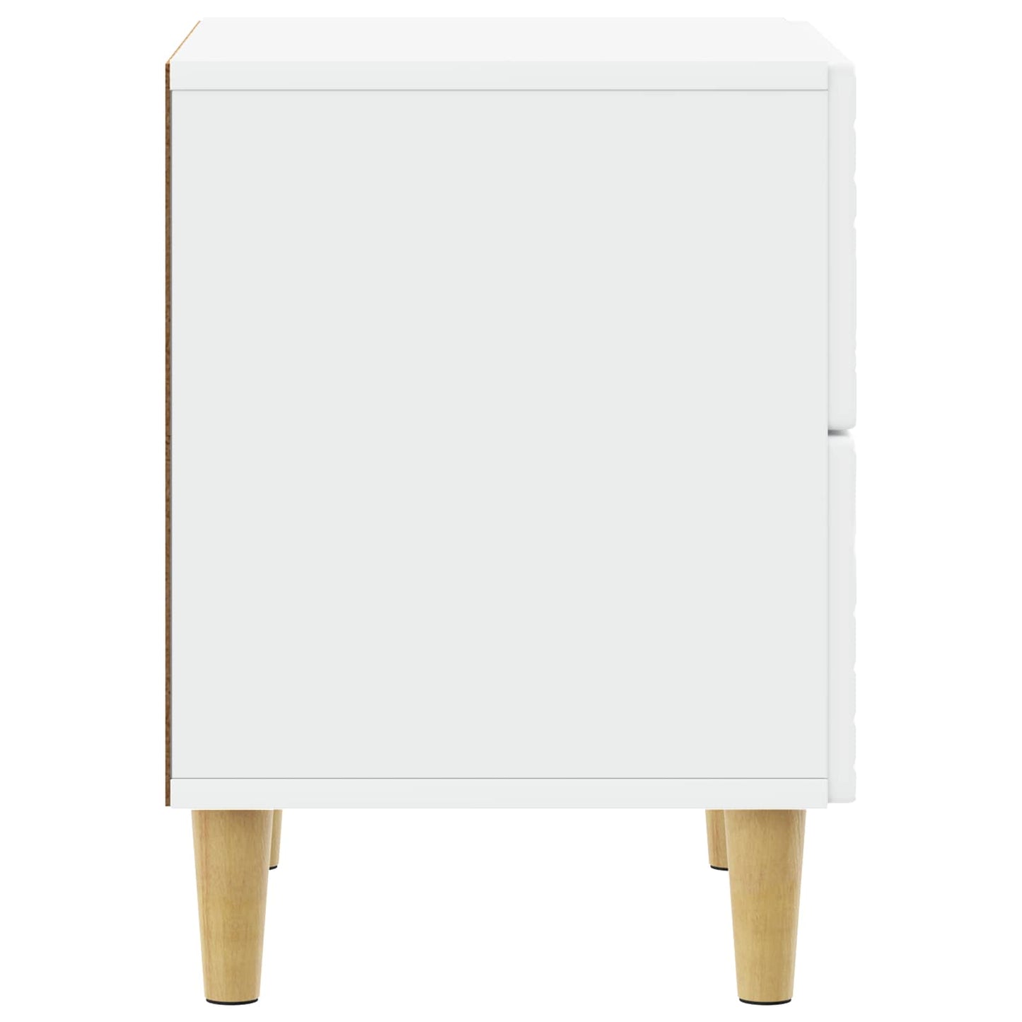 vidaXL Bedside Table 2 pcs White 43 x 34.5 x 48 cm Engineered Wood