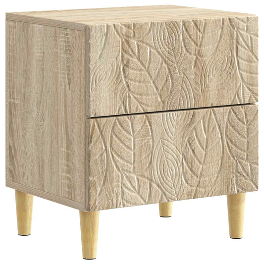vidaXL Bedside Table Sonoma Oak 43 x 34.5 x 48 cm Engineered Wood