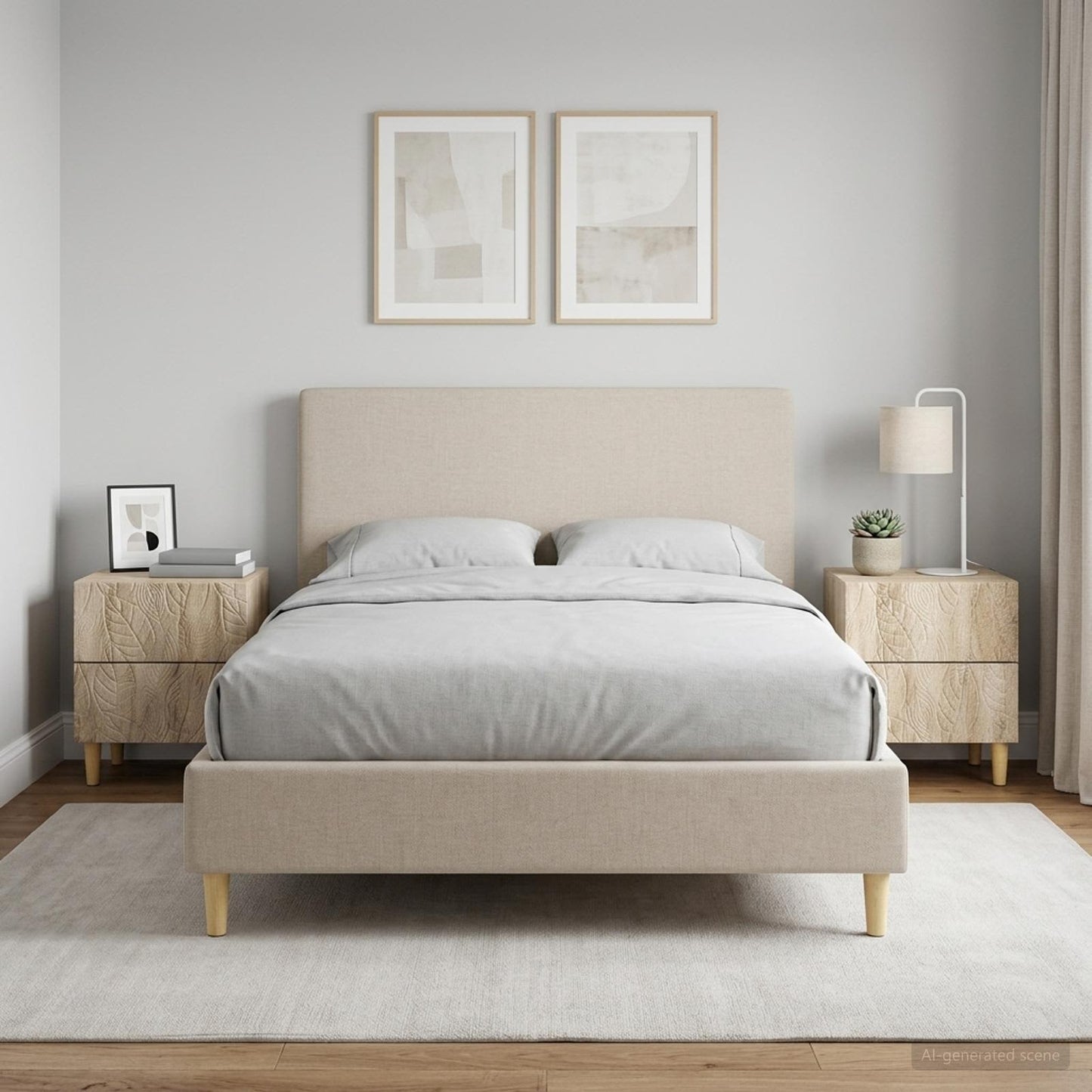 vidaXL Bedside Table 2 pcs Sonoma Oak 43 x 34.5 x 48 cm