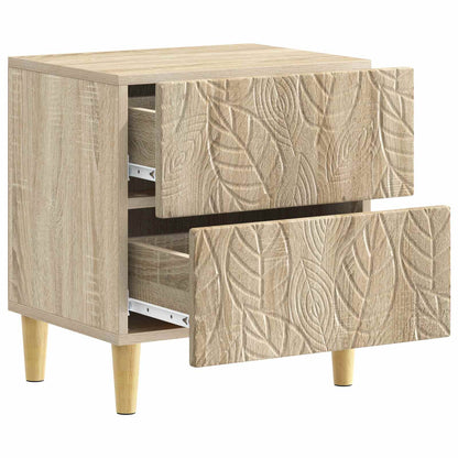 vidaXL Bedside Table 2 pcs Sonoma Oak 43 x 34.5 x 48 cm