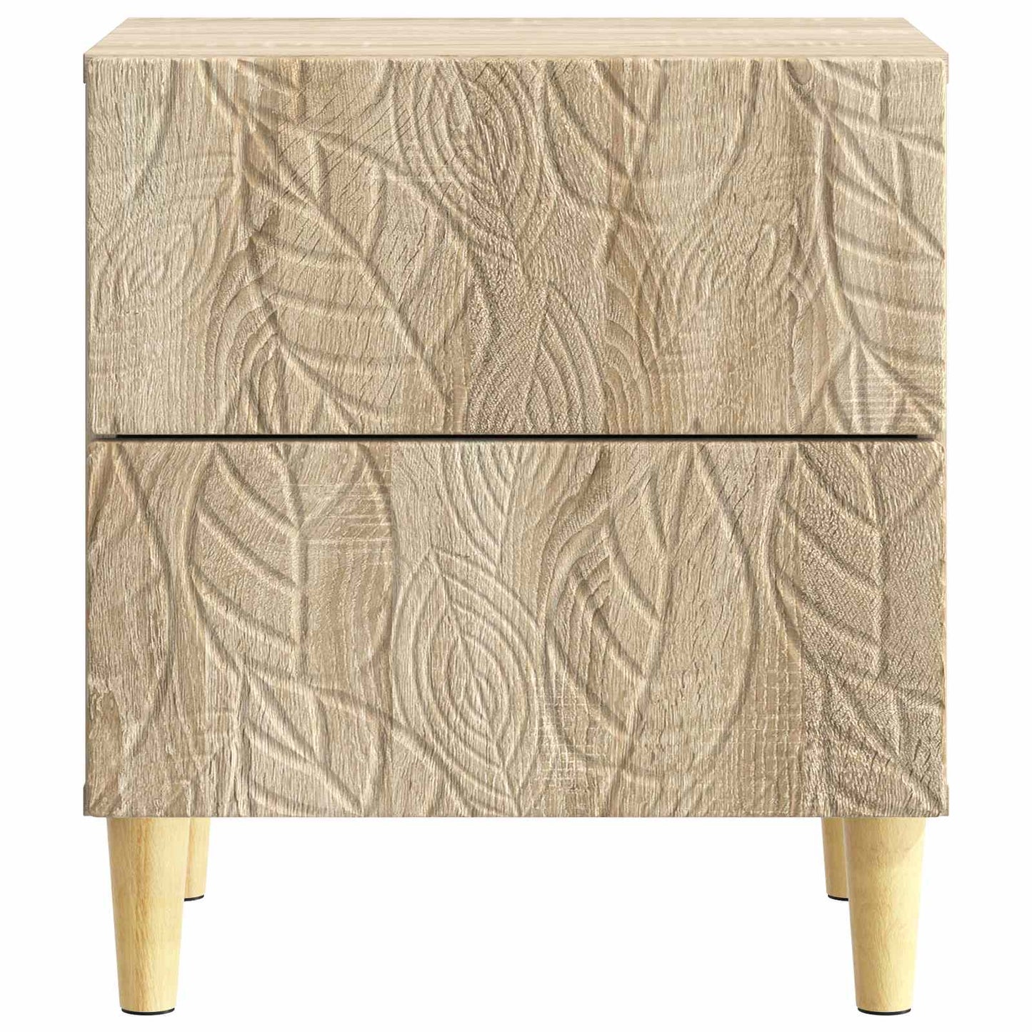 vidaXL Bedside Table 2 pcs Sonoma Oak 43 x 34.5 x 48 cm
