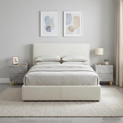vidaXL Bedside Table 2 pcs Concrete Grey 43 x 34.5 x 48 cm