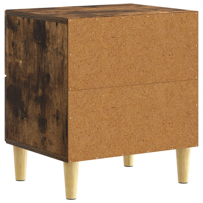 vidaXL Bedside Table 2 pcs Smoked Oak 43 x 34.5 x 48 cm