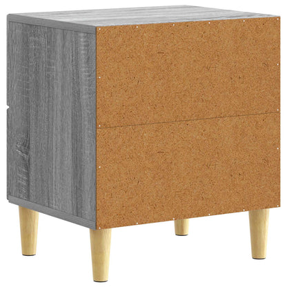 vidaXL Bedside Table 2 pcs Grey Sonoma 43 x 34.5 x 48 cm