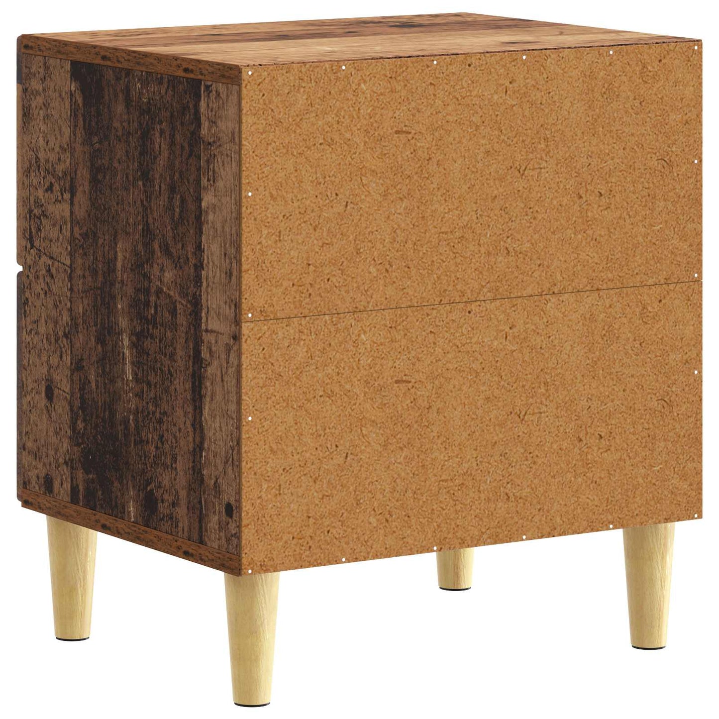 vidaXL Bedside Table Old Wood 43 x 34.5 x 48 cm Engineered Wood