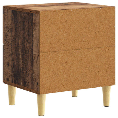 vidaXL Bedside Table Old Wood 43 x 34.5 x 48 cm Engineered Wood