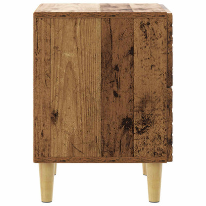 vidaXL Bedside Table Old Wood 43 x 34.5 x 48 cm Engineered Wood