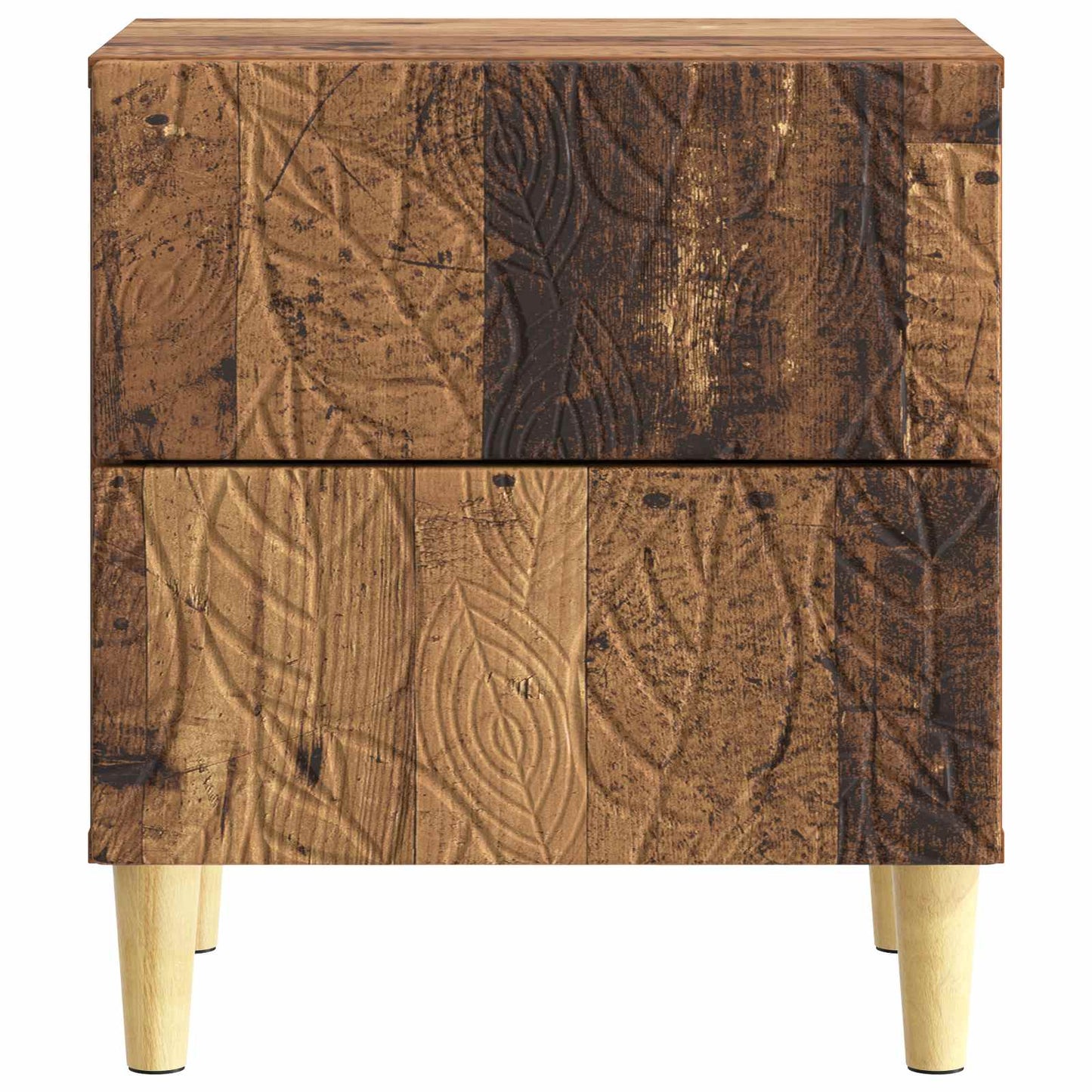 vidaXL Bedside Table 2 pcs Old Wood 43 x 34.5 x 48 cm Engineered Wood