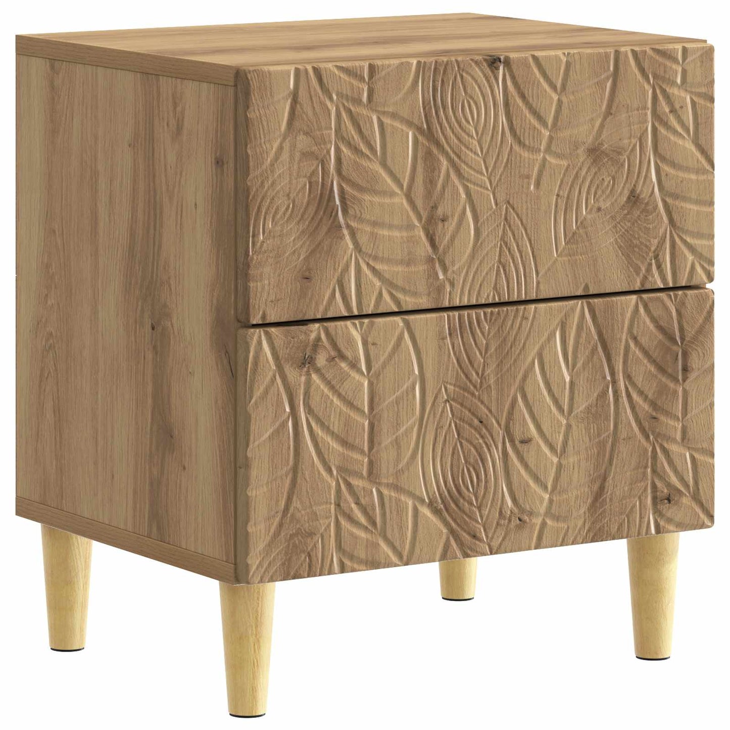 vidaXL Bedside Table 2 pcs Artisan Oak 43 x 34.5 x 48 cm