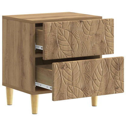 vidaXL Bedside Table 2 pcs Artisan Oak 43 x 34.5 x 48 cm