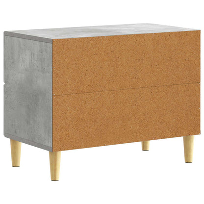 vidaXL Bedside Table Concrete Grey 62 x 34.5 x 48 cm Engineered Wood