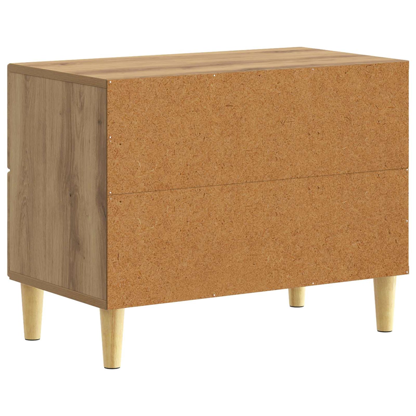 vidaXL Bedside Table Artisan Oak 62 x 34.5 x 48 cm Engineered Wood