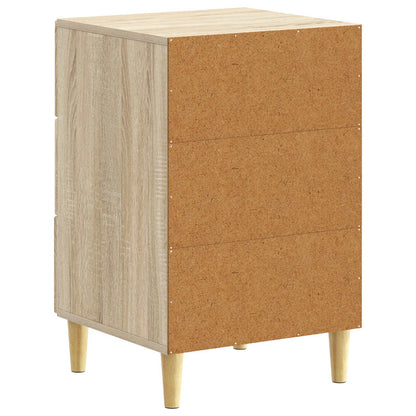 vidaXL Bedside Table Sonoma Oak 43 x 39.5 x 66.5 cm Engineered Wood