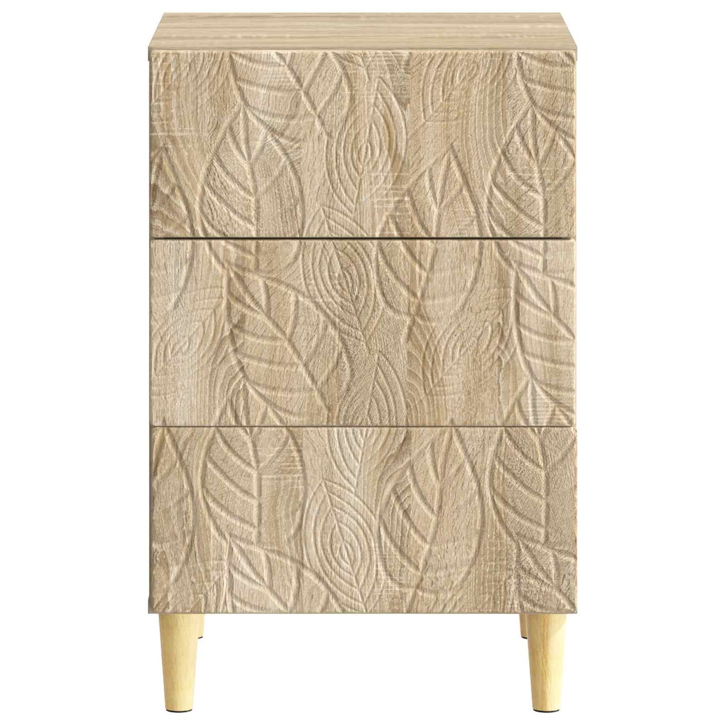 vidaXL Bedside Table Sonoma Oak 43 x 39.5 x 66.5 cm Engineered Wood