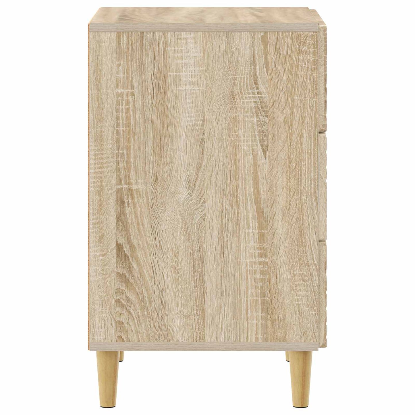 vidaXL Bedside Table Sonoma Oak 43 x 39.5 x 66.5 cm Engineered Wood