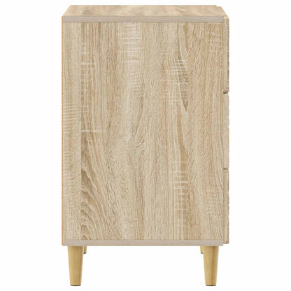 vidaXL Bedside Table Sonoma Oak 43 x 39.5 x 66.5 cm Engineered Wood