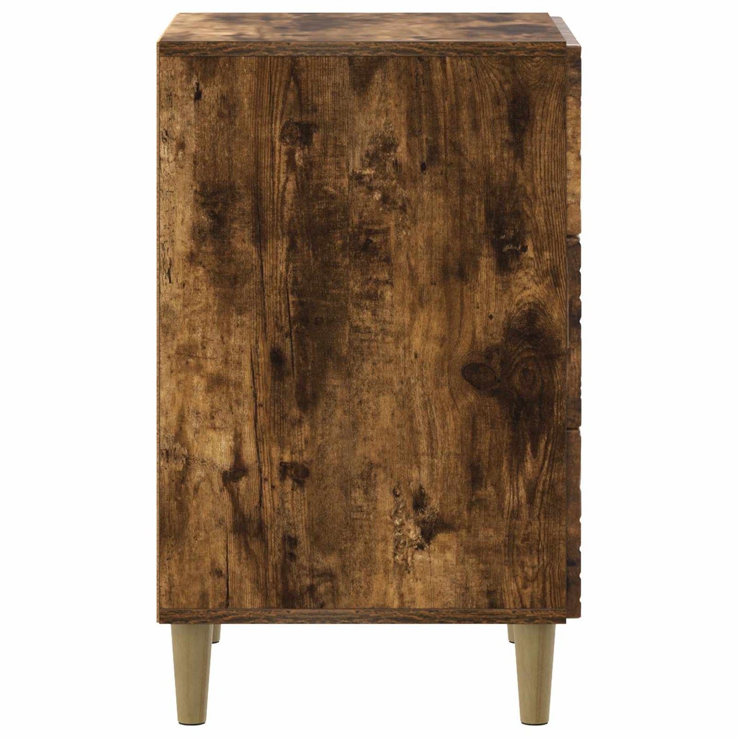 vidaXL Bedside Table Smoked Oak 43 x 39.5 x 66.5 cm Engineered Wood