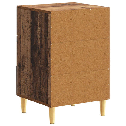 vidaXL Bedside Table Old Wood 43 x 39.5 x 66.5 cm Engineered Wood