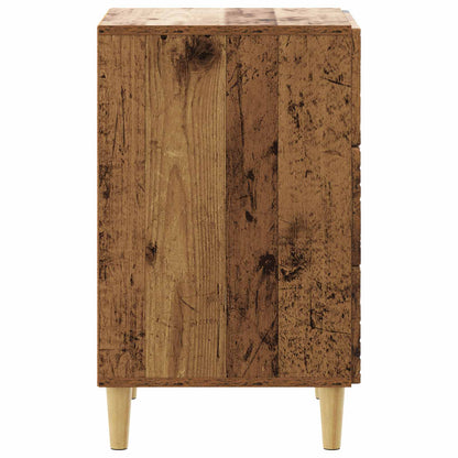 vidaXL Bedside Table Old Wood 43 x 39.5 x 66.5 cm Engineered Wood