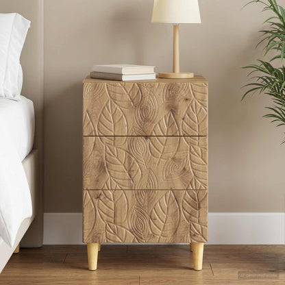 vidaXL Bedside Table Artisan Oak 43 x 39.5 x 66.5 cm Engineered Wood