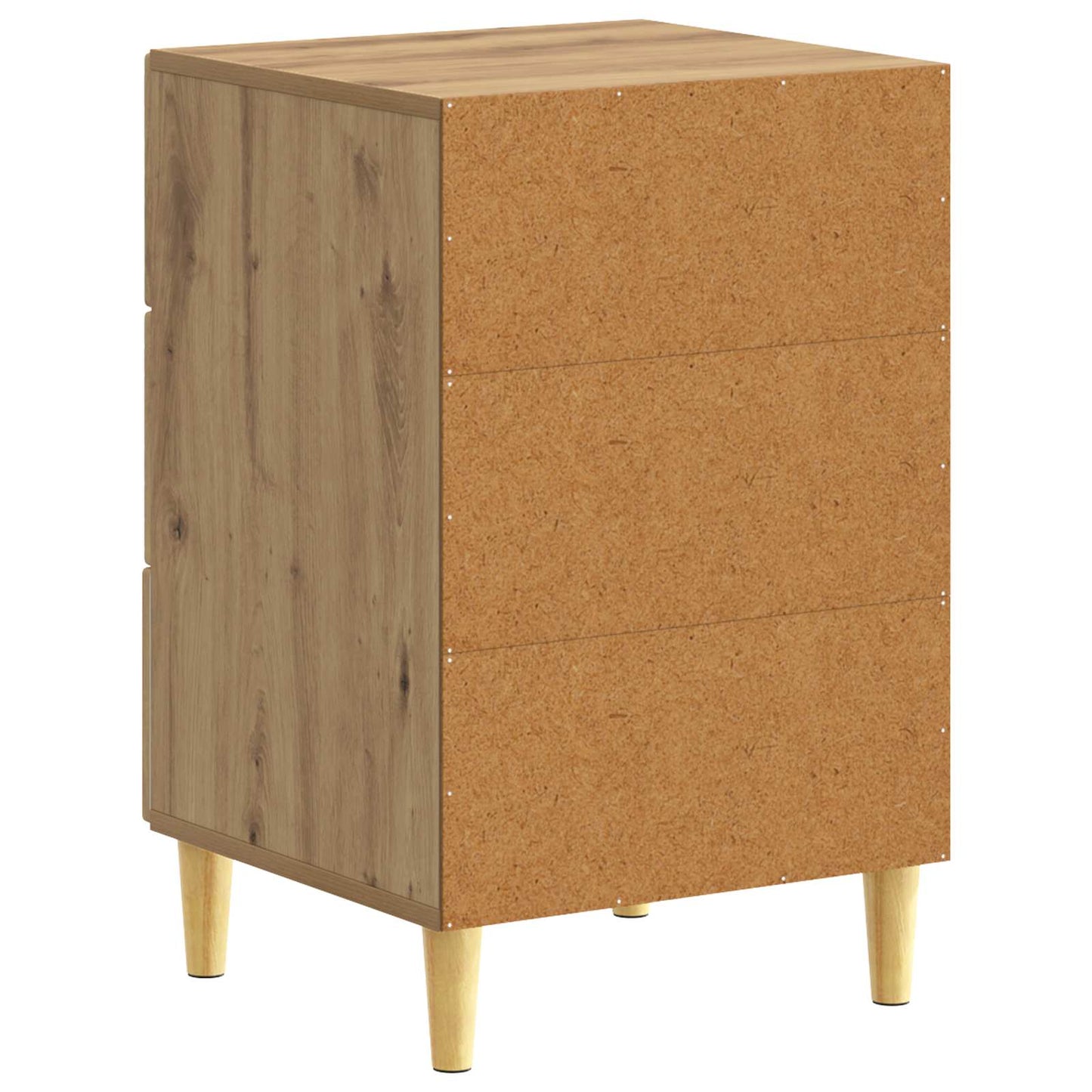 vidaXL Bedside Table Artisan Oak 43 x 39.5 x 66.5 cm Engineered Wood