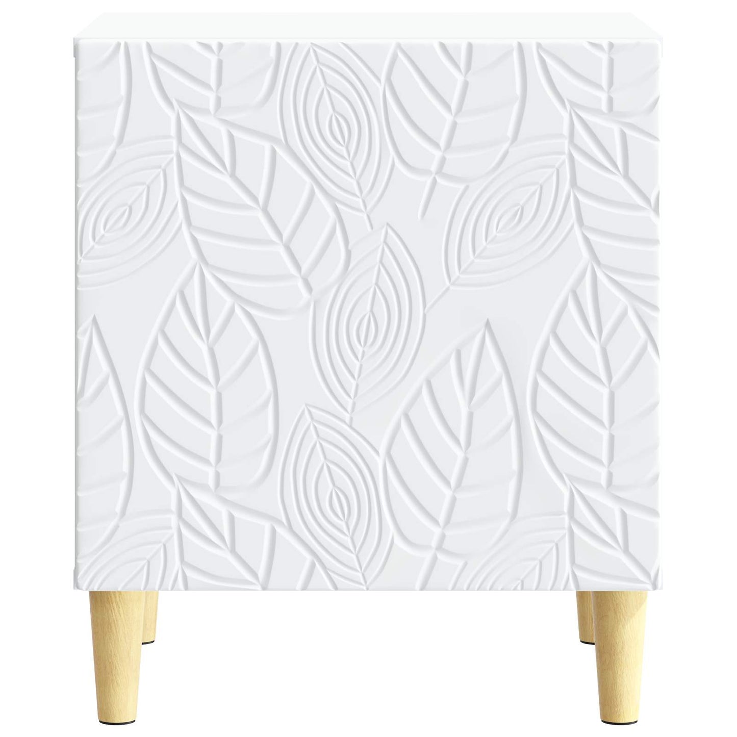vidaXL Bedside Table White 43 x 34.5 x 50 cm Engineered Wood