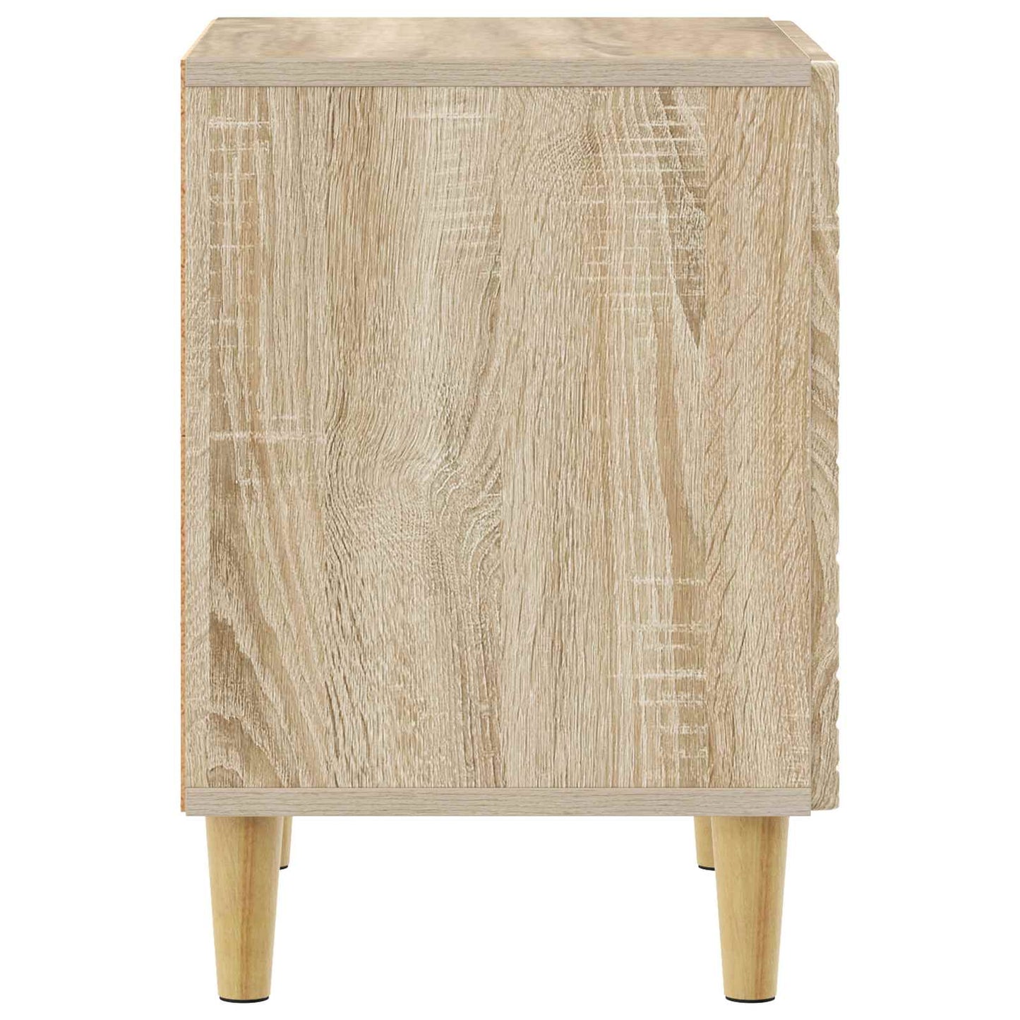 vidaXL Bedside Table Sonoma Oak 43 x 34.5 x 50 cm Engineered Wood