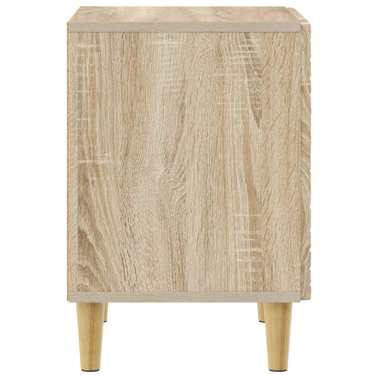 vidaXL Bedside Table 2 pcs Sonoma Oak 43 x 34.5 x 50 cm
