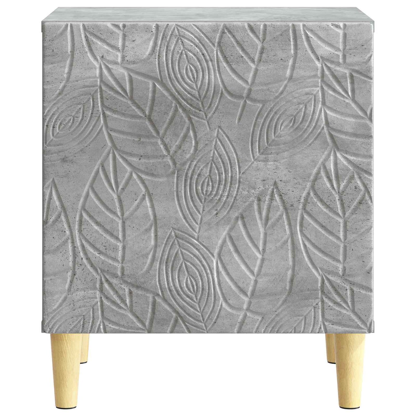 vidaXL Bedside Table 2 pcs Concrete Grey 43 x 34.5 x 50 cm
