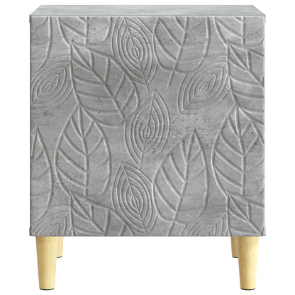 vidaXL Bedside Table 2 pcs Concrete Grey 43 x 34.5 x 50 cm