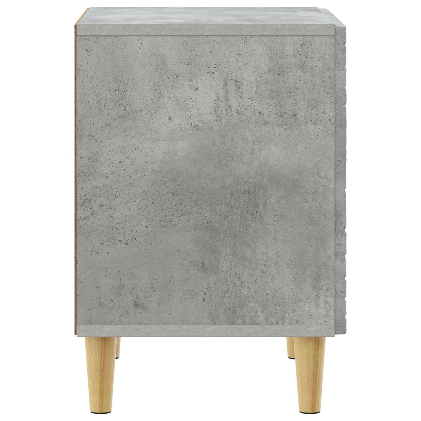 vidaXL Bedside Table 2 pcs Concrete Grey 43 x 34.5 x 50 cm