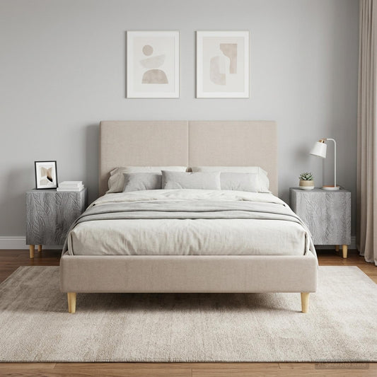 vidaXL Bedside Table 2 pcs Grey Sonoma 43 x 34.5 x 50 cm